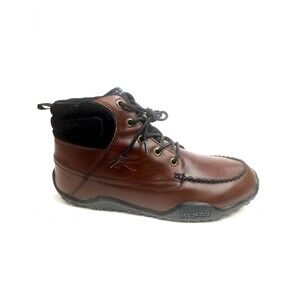 Kuru Quest Mid Hiking Boots Mens Size 12 Brown Leather Moc toe collared Walking